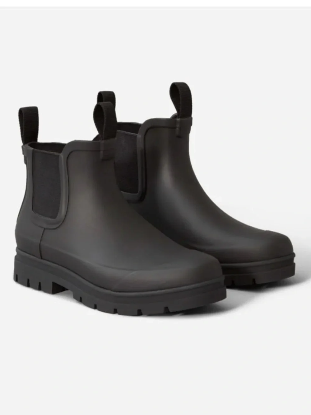 Everlane women’s Black Chelsea Rain Boots slip resistant - Picture 12 of 13